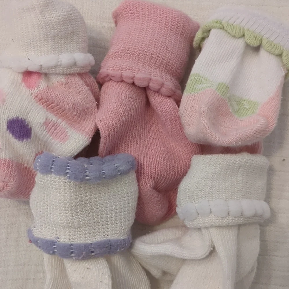 Baby booties and socks bundle 0-6 months